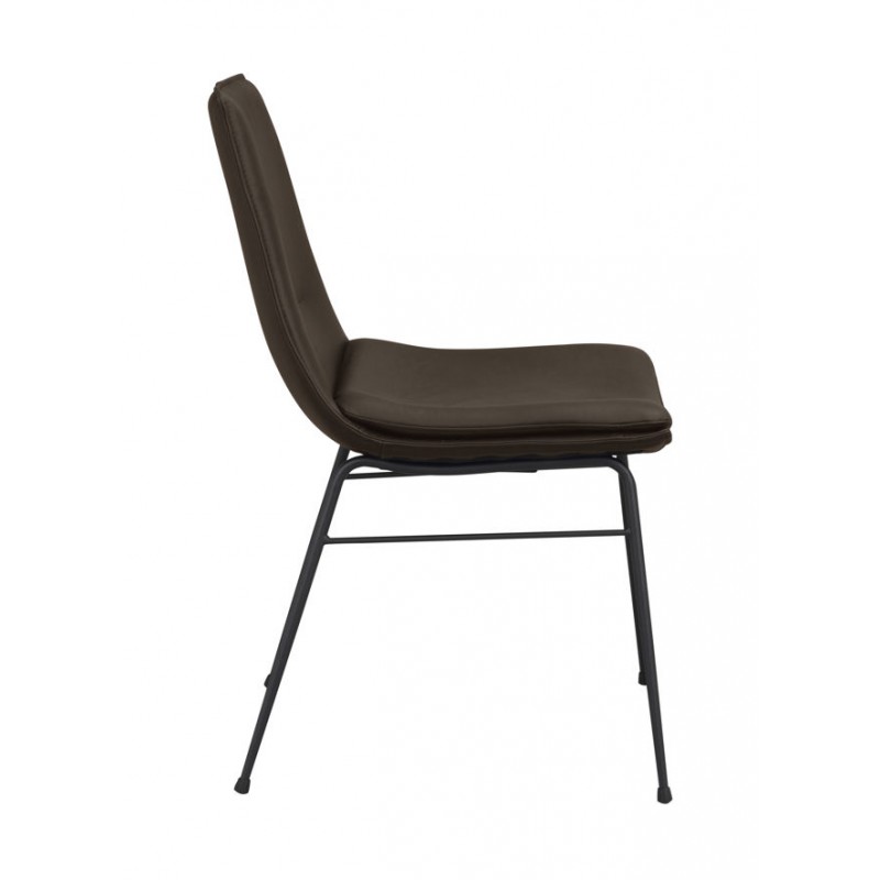 RO Lowell Fixed Chair Brown/Black